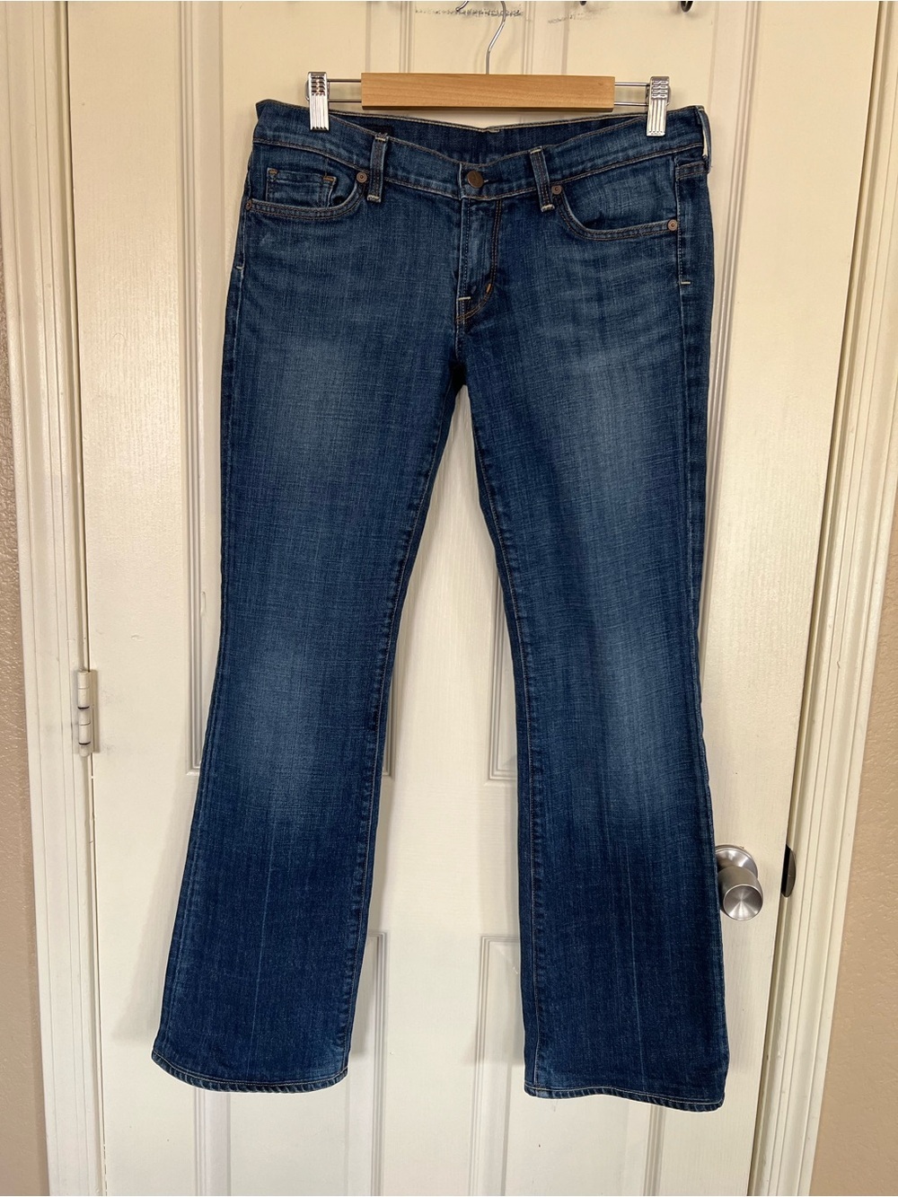 Citizens of Humanity Low Waist Bootcut Jeans 31 Dark Wash Made USA Y2K
